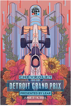 2023 Chevrolet Detroit Grand Prix presented by Lear Poster